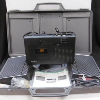 Vintage Sony TC-126 Stereo Cassette Recorder with Speakers and Briefcase - Rare - Sold for $31 - 2016