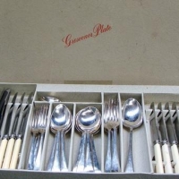 Boxed Grosvenor Plate cutlery setting for 6 - Sold for $112 - 2016