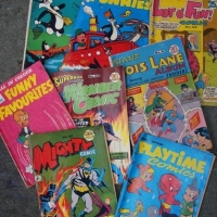 Group lot mixed vintage comics incl, Lois Lane, Superman, Popular Funnies, etc - Sold for $31 - 2016