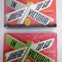 2 x Where to Go in Victoria Government tourist handbooks 1947-48 and 51-52 - Sold for $174 - 2016