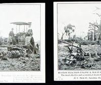 2 x c1910 postcards - Rusdon traction engine and  H V McKay disc plough - Sold for $75 - 2016