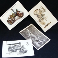 4 x Advertising postcards for Steam Traction engines inc - Aveling and porter, Imperial etc - Sold for $75 - 2016