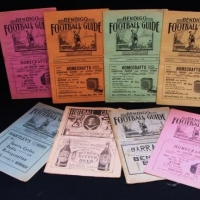 Group lot - 1950's Bendigo football guides - Sold for $161 - 2016