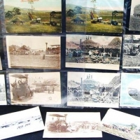 Group lot - c1900 Australian Traction engine postcards incl, threshing wheat, etc - Sold for $161 - 2016