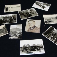 Small lot - Vintage B&W photo's & snap shots GERMAN WW2 SOLDIERS - some w Trucks, in Snow, etc - Sold for $37 - 2016