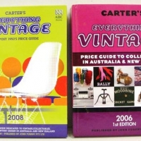 2 x 'Carters - Everything Vintage' hc  books incl 2006 and 2008 - Sold for $43 - 2016
