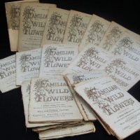 c1877 part set Familiar wild plants booklets - unbound, 40 parts missing part 3 - with colour plates by Hume - published by Casell Petter & Gilpin - Sold for $68 - 2016
