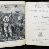 c1885 Hardcover book - The Gun and Its Development by Greener - Sold for $75 - 2016