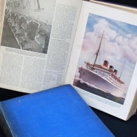2 x Vols 1920s Shipping Wonders of the World edited by Charles Winchester - Sold for $25 - 2016