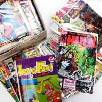 Box of Comics 1960s - 1980s incl Marvel, Gold key etc - Sold for $62 - 2016