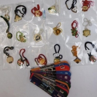 Group lot horse racing items incl membership club medallions & jockey & horse bookmarks - Sold for $27 - 2016