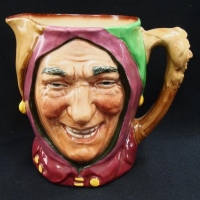 Vintage Royal Doulton  'Touchstone' character jug  -  D5163 - approx h 15cm - Sold for $56 - 2016