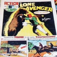 1950's Australian comic - The Lone Avenger by Len Lawson,  no 47 - Sold for $25 - 2016