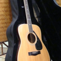 c1960's Yamaha 'FG-365S' acoustic guitar in case - Sold for $199 - 2016