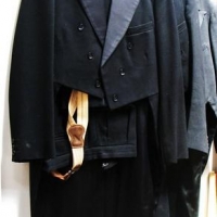 3 x 2 and 3 piece 1930s Gents dinner suit with tails - Sold for $75 - 2016