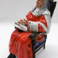 Royal Doulton figurine 'The Judge' - HN 2443- approx h 17cm - Sold for $62 - 2016