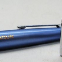 2 x Vintage DATSUN Advertising CIGARETTE LIGHTERS - Chromed MILO Automatic & Another Pen shaped - Sold for $27 - 2016