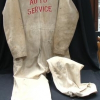 Vintage mechanics Overalls from Keyswood Auto service - Sold for $25 - 2016