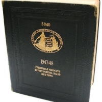 1947-48 Large leather bound Lloyds Register of shipping Steamers & Motor ships - Sold for $37 - 2016