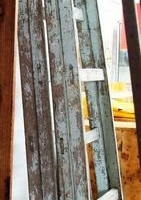 2 x large painter's trestle ladders - Sold for $56 - 2016