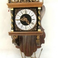 Vintage German Atlas wall clock - Sold for $137 - 2016