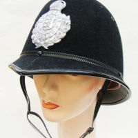 Vintage English Guernsey Police Bobby's Helmet - Sold for $37 - 2016