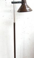 Lot 104 - 1970's Planet floor lamp 'Model P' twin adjustable with brown shades - Sold for $68