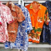 Lot 60 - Large group lot - Vintage COLOURFUL Hawaiian & SURF Shirts - Fab Colours & designs, various sizes & labels - Sold for $56