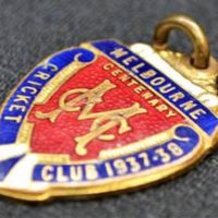 1937-38 MCC Melbourne Cricket Club Centenary badge Luke Melbourne - Sold for $37 - 2019