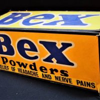 1950s Bex Headache powders Point Of Sale advertising box - Sold for $50 - 2019