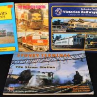 Group lot -Train Books including The Sydney Terminal,  SAR Railcars, The Southern Aurora etc - Sold for $43 - 2019