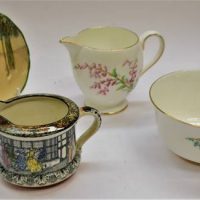 Group lot - pretty Royal Doulton china including  Old Moreton jug,  floral jug and bowl and Tunis dish - Sold for $31 - 2019