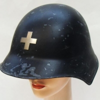 WW2 Swiss infantry helmet - Sold for $68