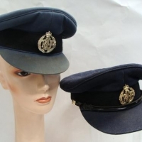 2 x Vintage RAAF caps - woolen and cloth - Sold for $62