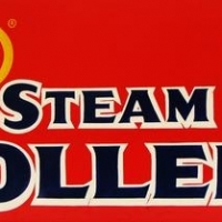 Vintage hand painted Allen's Steam Rollers sign - Sold for $99