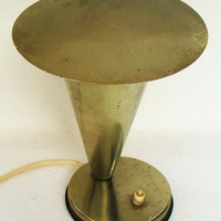 1950's gold anodized TV lamp - Sold for $87