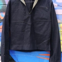 Vintage Naval crackerjack woolen uniform top - Mft by Naval Clothing Factory - Sold for $37