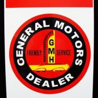 Reproduction 'Holden Service' advertising sign - approx 50x27cm - Sold for $43
