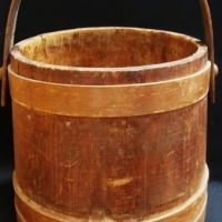 Lot 259 - Vintage wooden bucket - Sold for $43