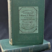 Pair vintage HC volumes - '1865 The History of Discovery in Australia, Tasmania, and New Zealand, from the Earliest Date to the Present Day' - In two  - Sold for $99 - 2017