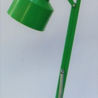 Retro 1970's Bright Green Adjustable DESK LAMP - Sold for $87 - 2017