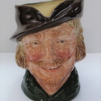 c1947-1960 Royal Doulton character jug - 'Robin Hood' D 6205 - approx h16cm - Sold for $62 - 2017
