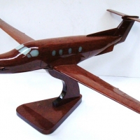 Wooden Model single propeller  aeroplane - Sold for $68 - 2017
