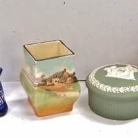 Group lot miniature ceramics inc - Royal Doulton, Limogues and Dresden lace ballerina - Sold for $37 - 2017