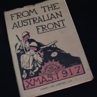 Soft cover book ''From the Australian Front  Xmas 1917'' - Sold for $43 - 2017