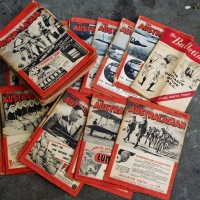 Box lot assorted WW2 related magazines -  'The Australasian',  1961 'The Bulletin' magazine - Sold for $68 - 2017
