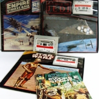 Group lot - 3 x Star wars cassette tape & photo book sets from each movie - Sold for $56 - 2017