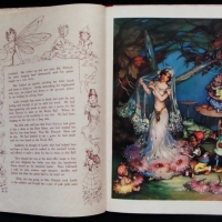 1946 Edition Pegs Fairy Book by Peg Maltby - red cloth spine - exc Cond - Sold for $75 - 2017