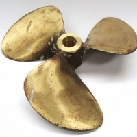 Bronze boat propeller - Sold for $37 - 2017