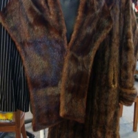 Vintage long mink fur jacket and stole - Sold for $35 - 2017